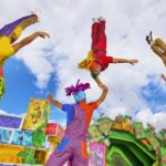 Performers from Alice and the Queen of Hearts Back to Wonderland at Disneyland Paris