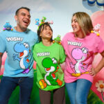 Colorful Yoshi character merchandise at Universal Fan Fest Nights 2026