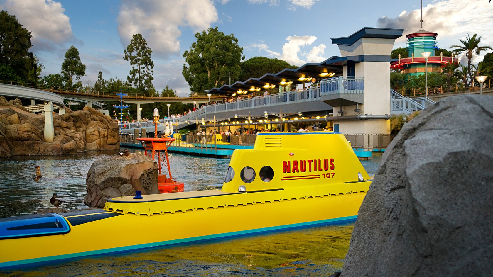 Finding Nemo Submarine Voyage lagoon at Disneyland