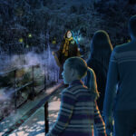 Concept art for Forbidden Forest Search for the Hippogriff at Universal Fan Fest Nights in Universal Studios Hollywood