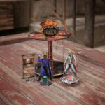 Halloween Horror Nights 2026 Jack the Clown and Dr. Oddfellow acrylic figures