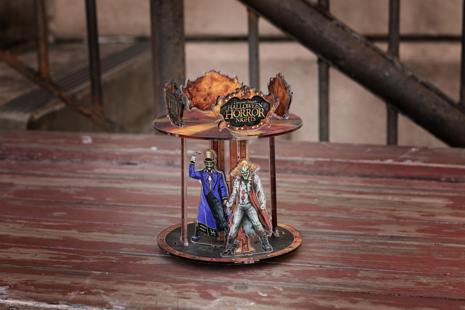 Halloween Horror Nights 2026 acrylic figure display