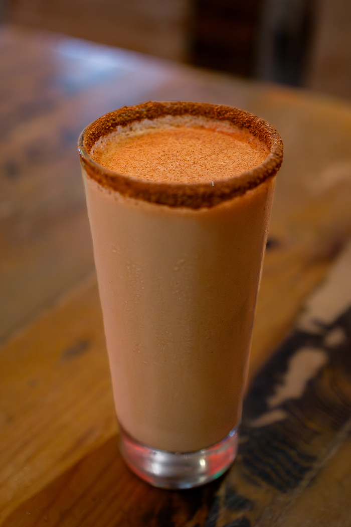Horchata agua fresca from the Cinco de Mayo offerings at Antojitos in Universal CityWalk