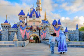 Make-A-Wish kid Lilo at Disneyland Park during Disney Week of Wishes