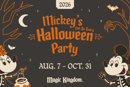 Mickey's Not-So-Scary Halloween Party 2026 artwork from Disney Parks Blog