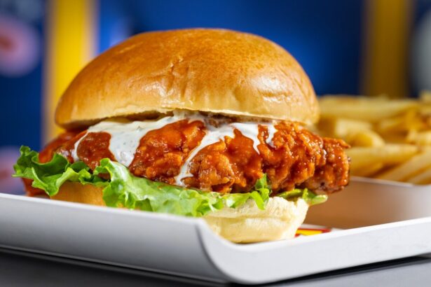New Fried Chicken Sandwich at Sci-Fi Dine-In Theater Restaurant at Hollywood Studios