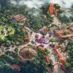 Concept art for Tropical Americas at Disney Animal Kingdom