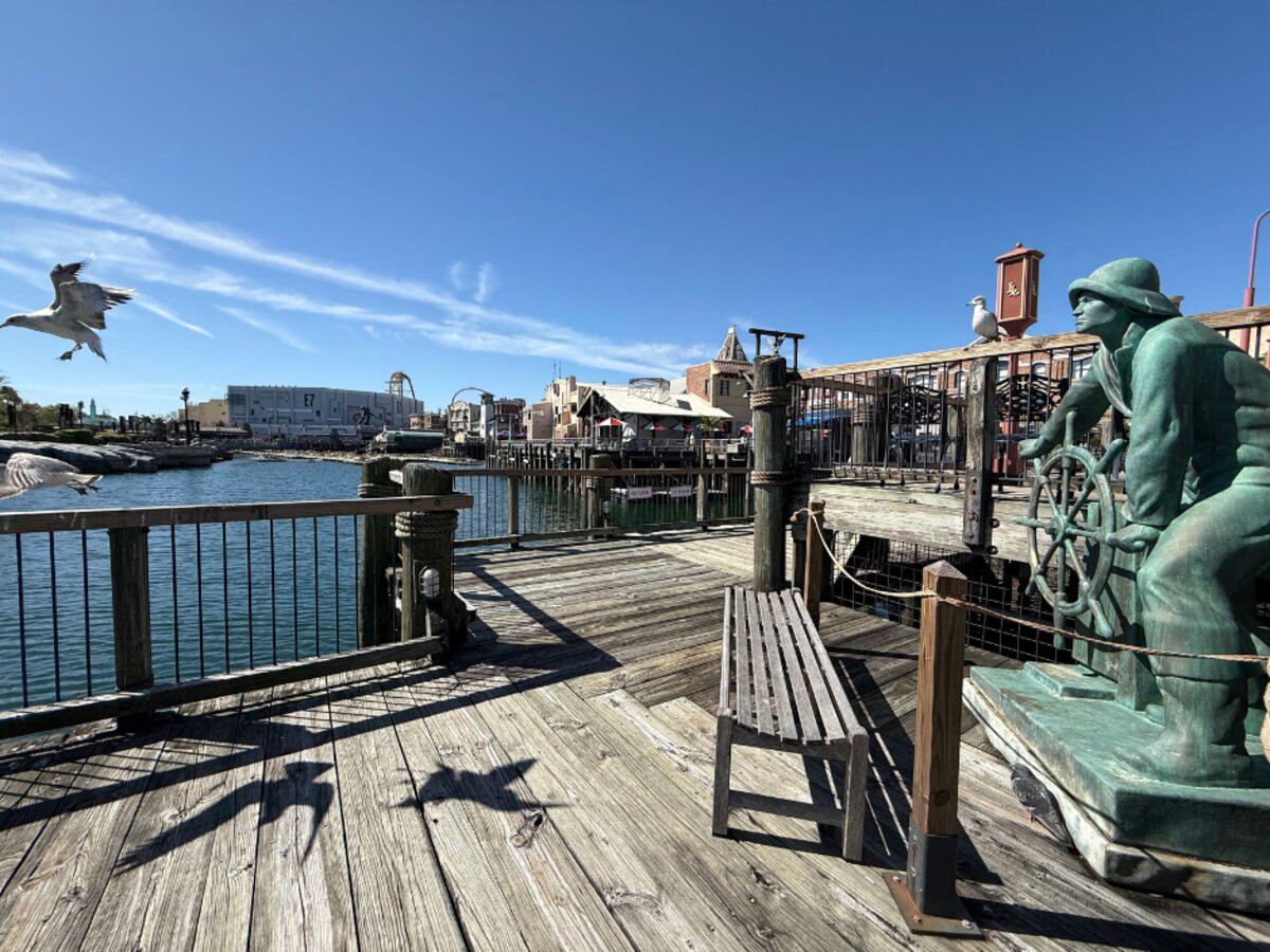 San Francisco Pier lakefront view at Universal Studios Florida