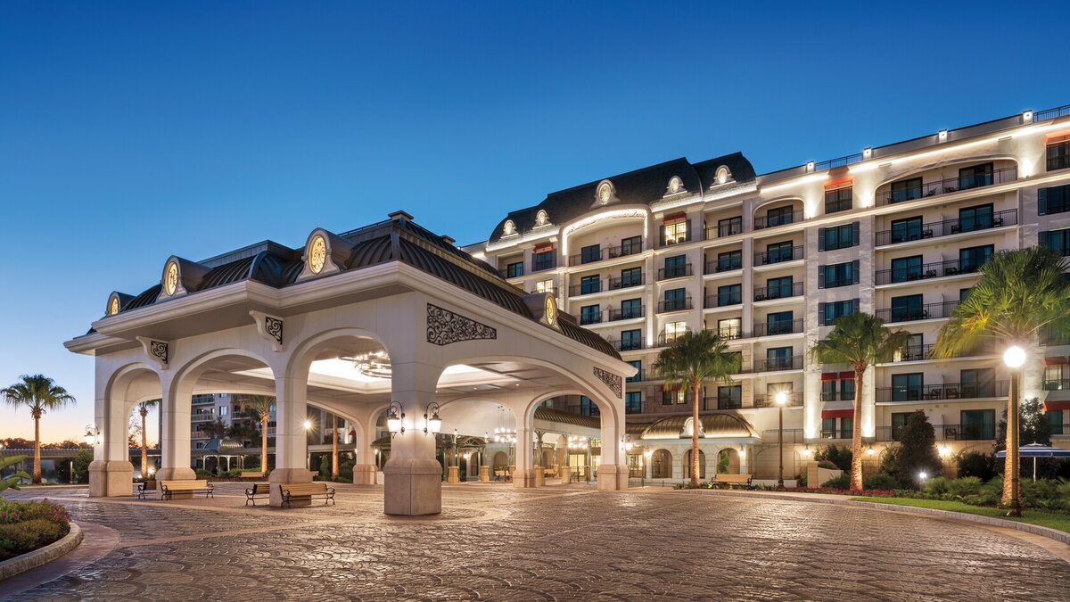 Disney resort hotel exterior at Walt Disney World