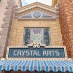 Kim Irvine and Leota Toombs Main Street U.S.A. window above Crystal Arts at Disneyland
