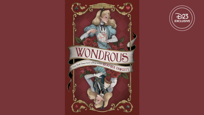 Cover art for Wondrous by Heather Fawcett, revealed by D23