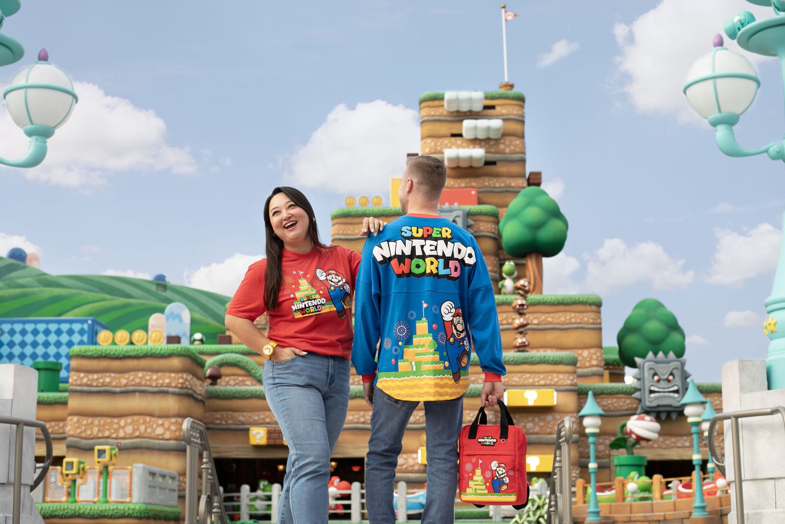 Epic Universe Super Nintendo World anniversary merchandise
