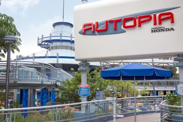 Autopia vehicles at Disneyland Park
