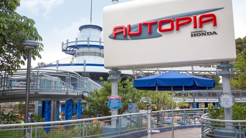 Autopia vehicles at Disneyland Park