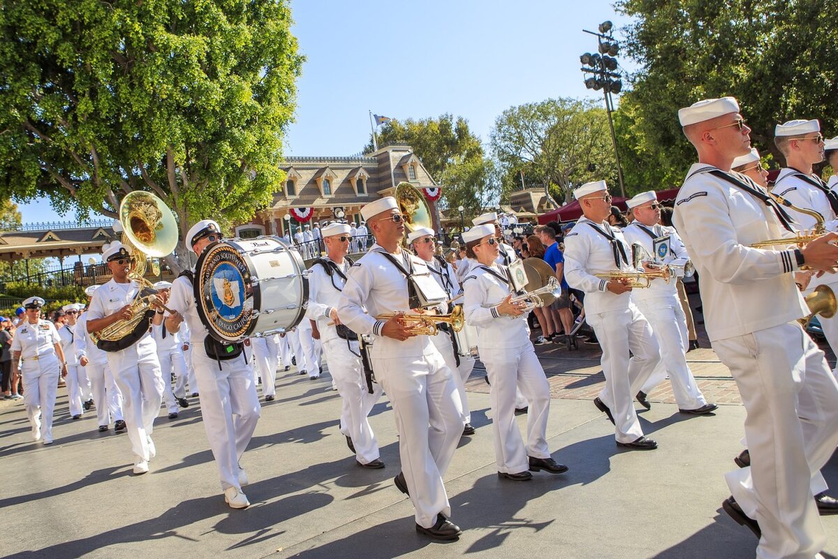 Navy Band Southwest performs at Disneyland Fleet Week