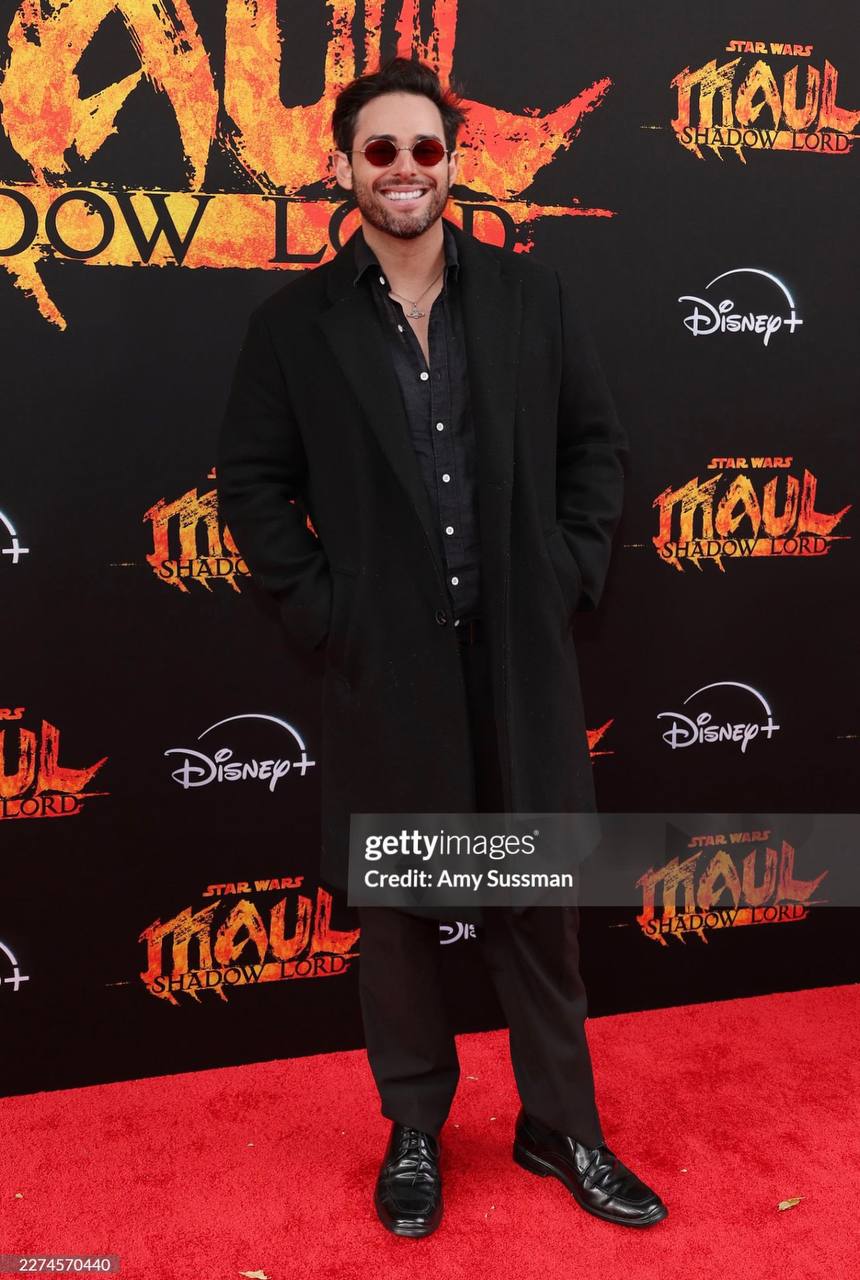 Dustin at the Star Wars: Maul - Shadow Lord finale screening at Walt Disney Studios. Photo via Getty Images