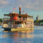 A Magic Kingdom ferryboat at Walt Disney World