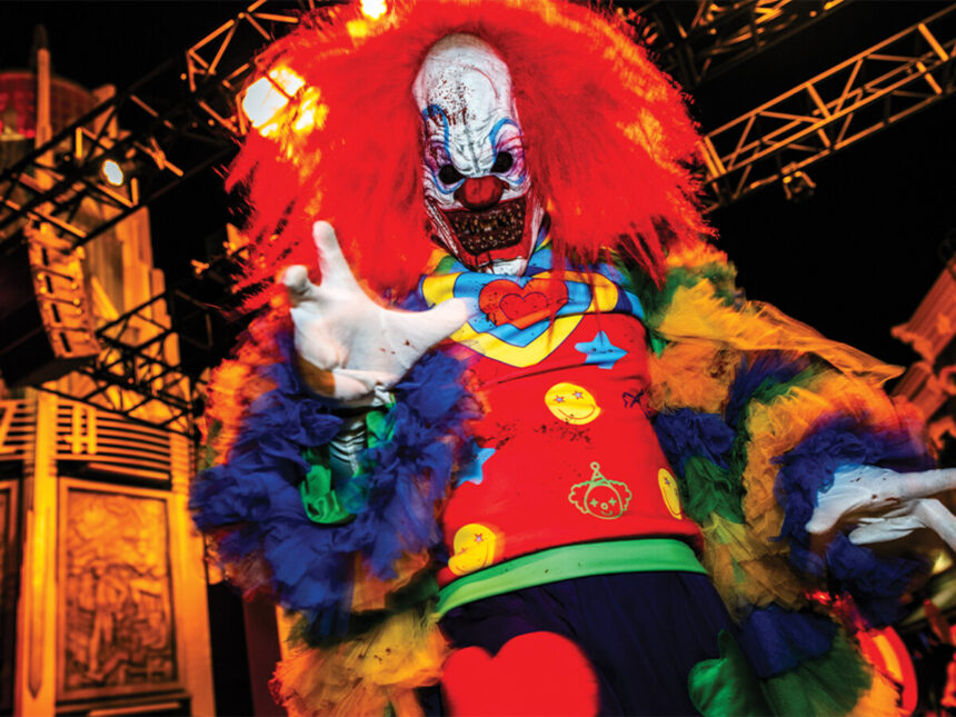 Halloween Horror Nights scare actor at Universal Studios Hollywood