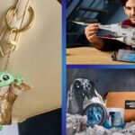 Star Wars: The Mandalorian and Grogu merchandise collage from Disney Consumer Products