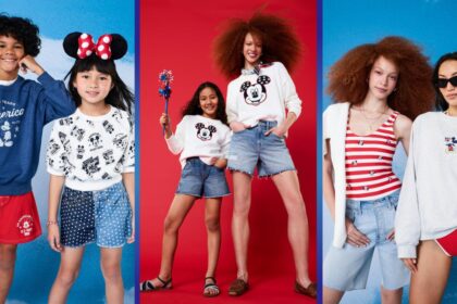 Old Navy x Disney Americana Collection featuring Mickey Mouse and Minnie Mouse summer apparel