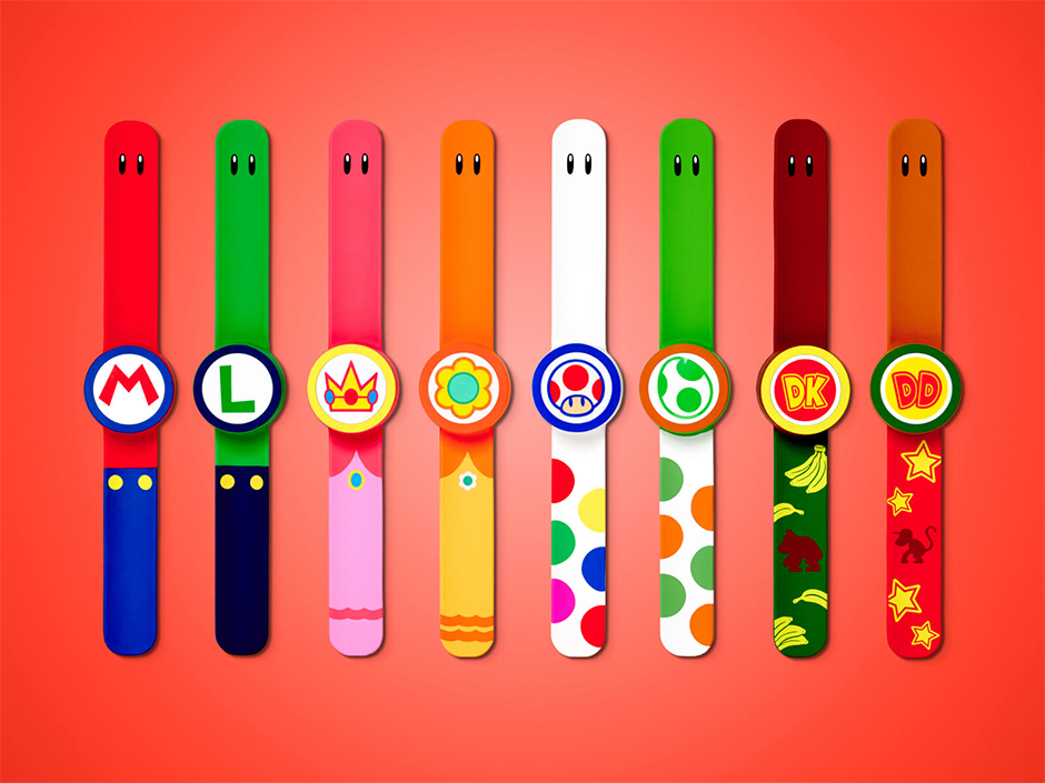 Donkey Kong and Diddy Kong Power-Up Bands for SUPER NINTENDO WORLD at Universal Epic Universe