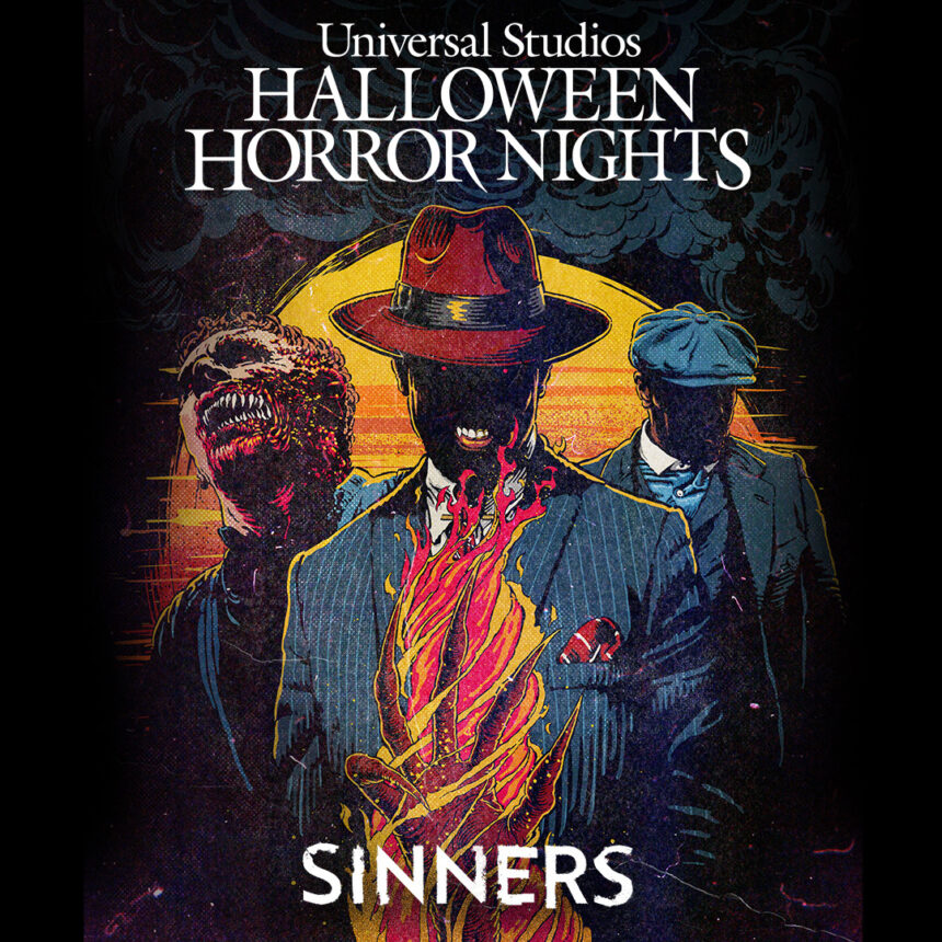 Sinners Halloween Horror Nights artwork from Universal.