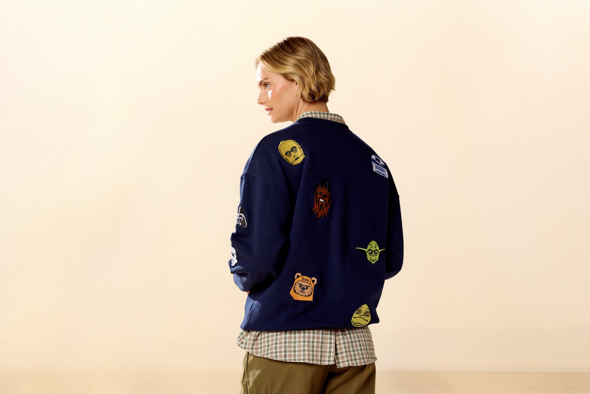 Star Wars Day 2026 Cakeworthy Star Wars Patches Sweater from Disney Parks Blog