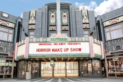 Universal Orlando's Horror Make-Up Show exterior at Universal Studios Florida