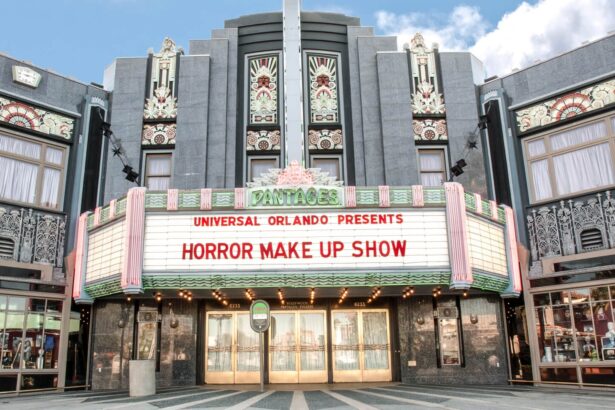 Universal Orlando's Horror Make-Up Show exterior at Universal Studios Florida