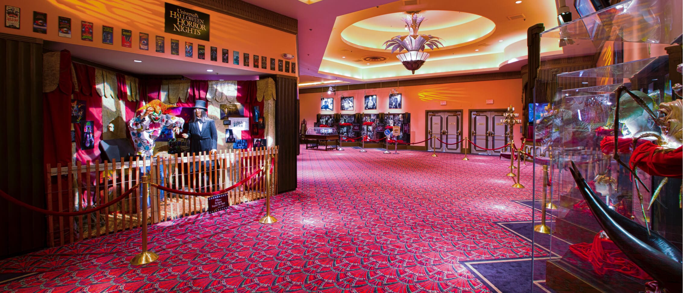 Interior lobby for Universal Orlando's Horror Make-Up Show at Universal Studios Florida