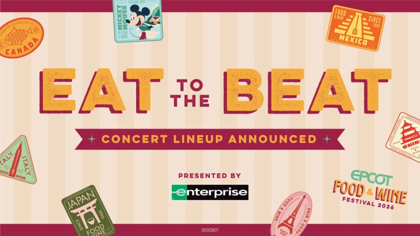 2026 EPCOT Eat to the Beat Concert Schedule and Lineup