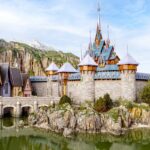 Arendelle Castle in World of Frozen at Disney Adventure World at Disneyland Paris