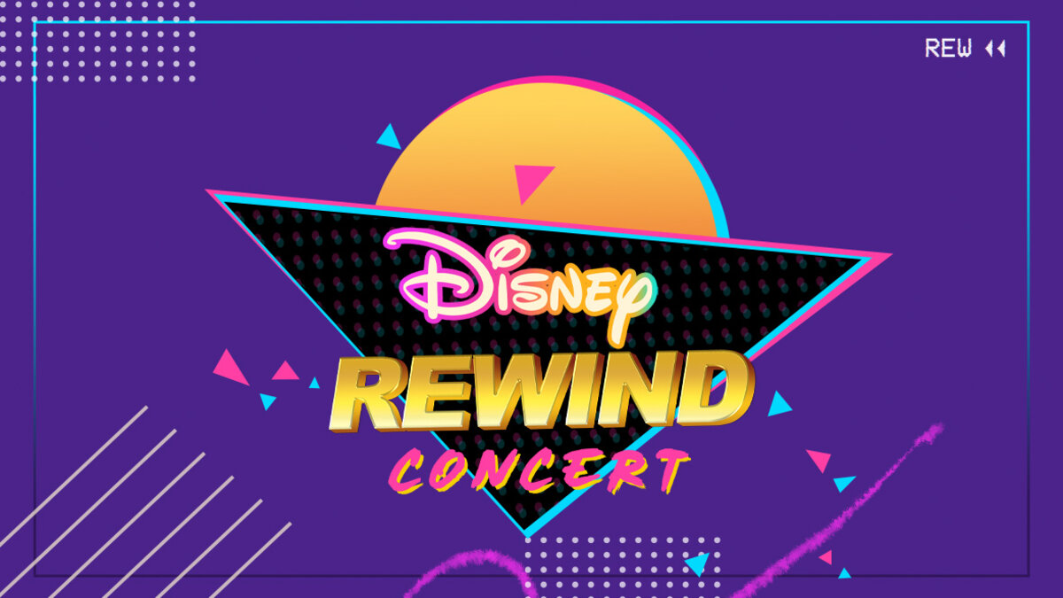 Disney Rewind Concert art for D23 The Ultimate Disney Fan Event