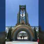 Epic Universe entrance and Chronos tower at Universal Orlando