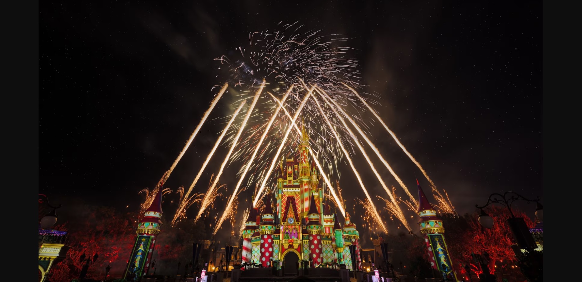 Minnie’s Wonderful Christmastime Fireworks over Cinderella Castle