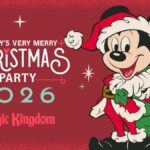 Mickey’s Very Merry Christmas Party 2026 official event art for Magic Kingdom