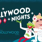 Disney Jollywood Nights 2026 key art with Kermit the Frog and Miss Piggy for Disney’s Hollywood Studios.