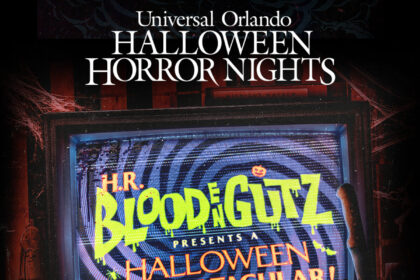 H.R. Bloodengutz Presents A Halloween Fright-Tacular Halloween Horror Nights 2026 announcement art