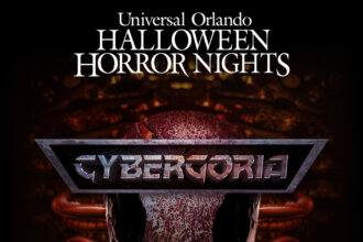 Universal Orlando Halloween Horror Nights Cybergoria haunted house announcement art