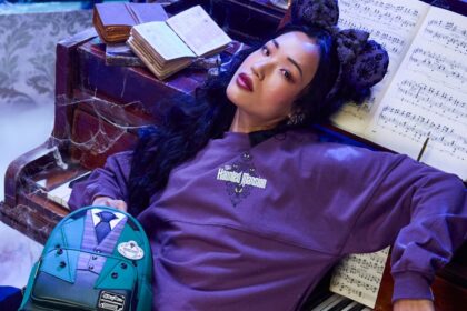 Haunted Mansion Collection apparel and Loungefly backpack preview from Disney Parks Blog