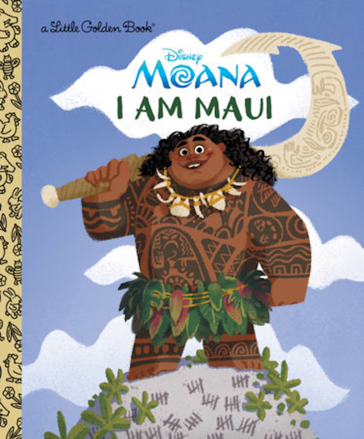 I Am Moana Little Golden Book cover