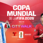 Telemundo FIFA World Cup 2026 graphic for Universal CityWalk watch party