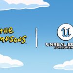 The Simpsons and Unreal Editor for Fortnite official key art