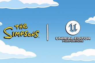 The Simpsons and Unreal Editor for Fortnite official key art