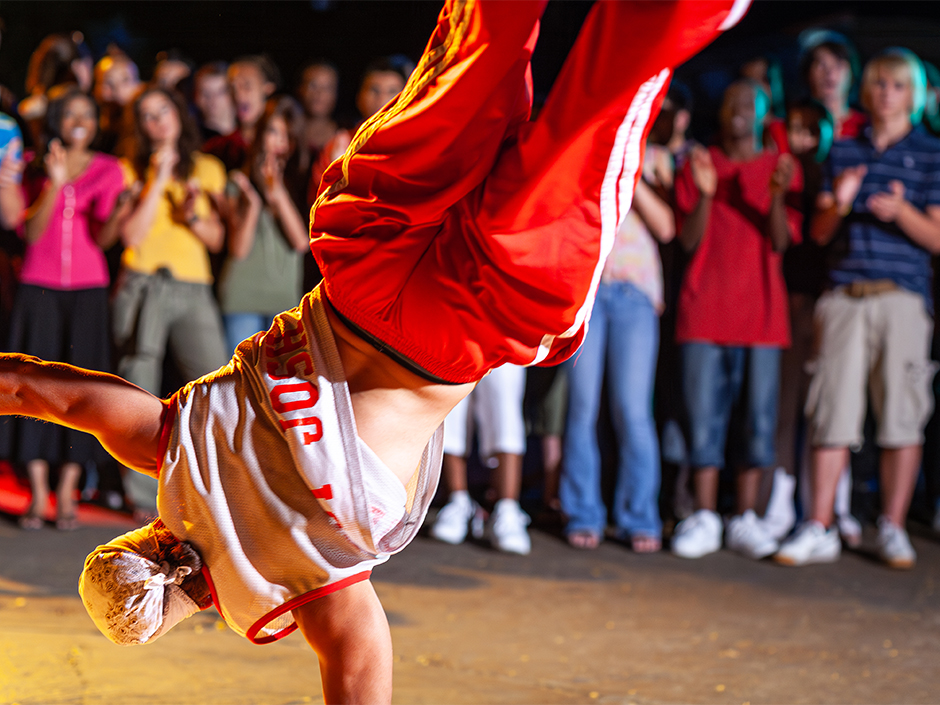 Street Breakz performer at Universal Studios Florida