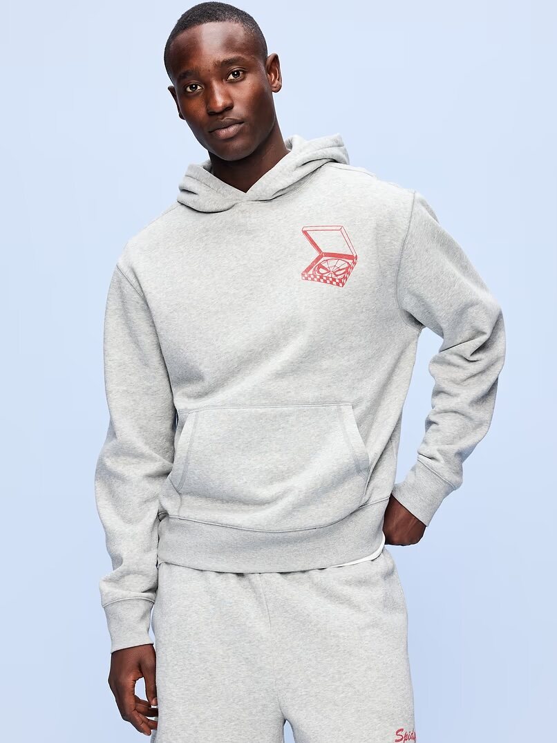 Old Navy Old Navy x Marvel Spider-Man Graphic Popover Hoodie for Adults