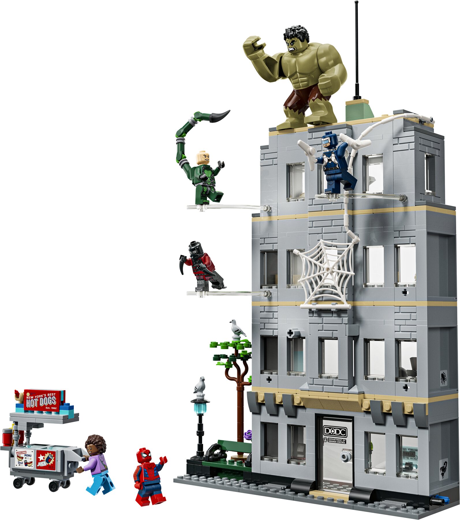 The LEGO Group LEGO® Marvel Spider-Man vs. Hulk Epic Clash (76350)