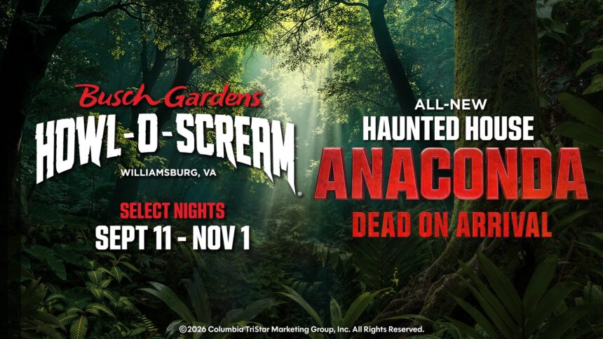 Anaconda Haunted House Busch Gardens 2026