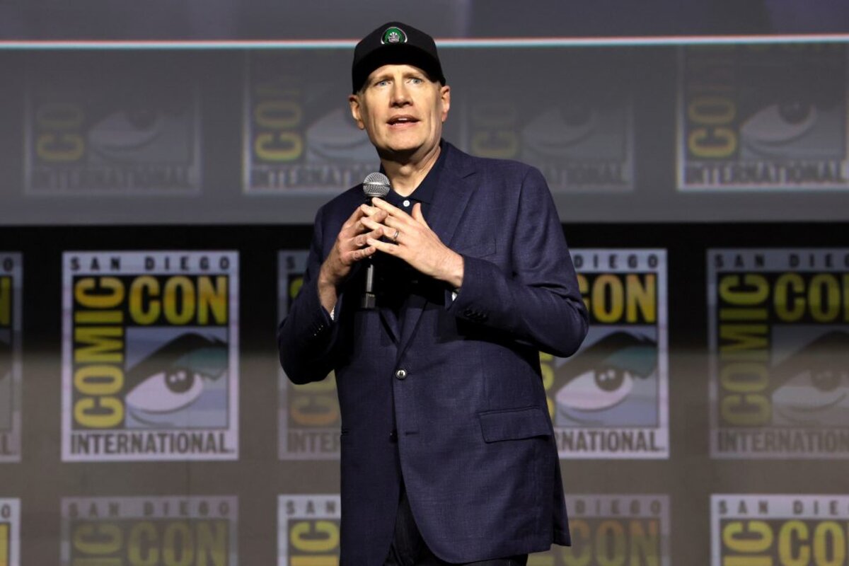 Kevin Feige speaks during the Marvel Studios Hall H panel at San Diego Comic-Con 2026