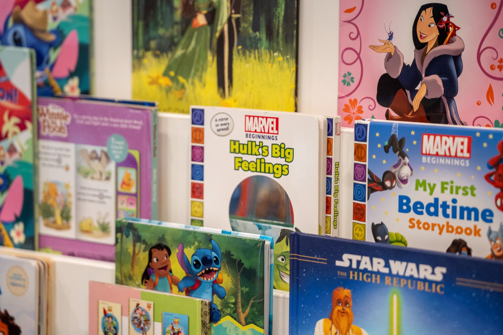 Disney Publishing children's books including Marvel and Disney Princess titles